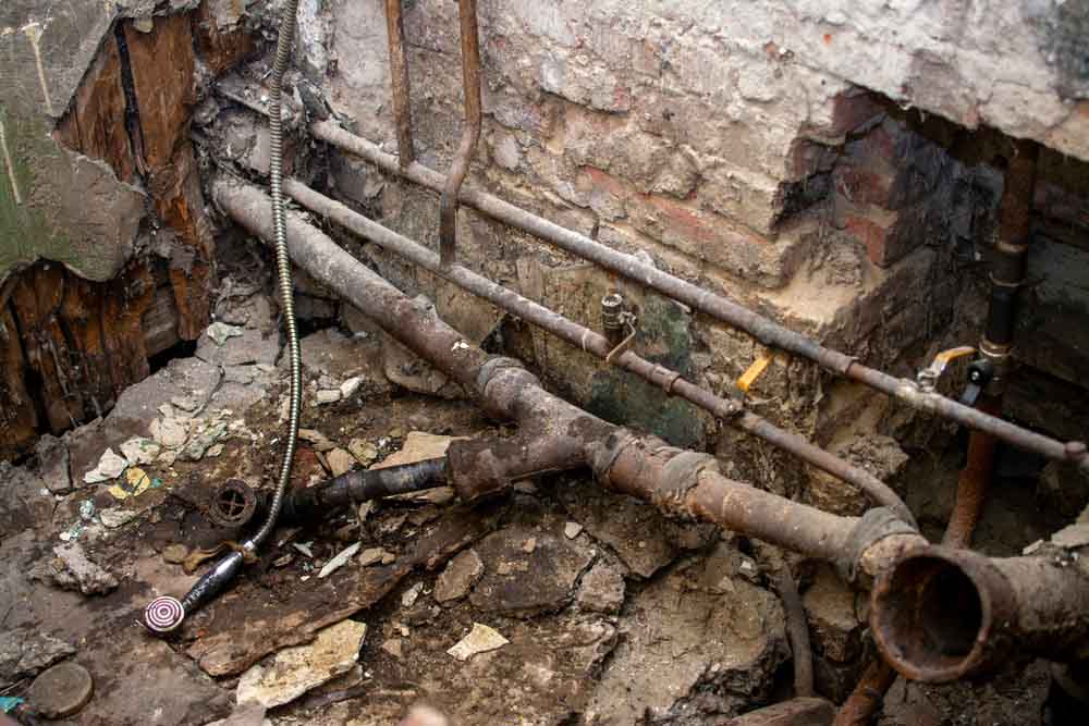 bellied sewer pipe